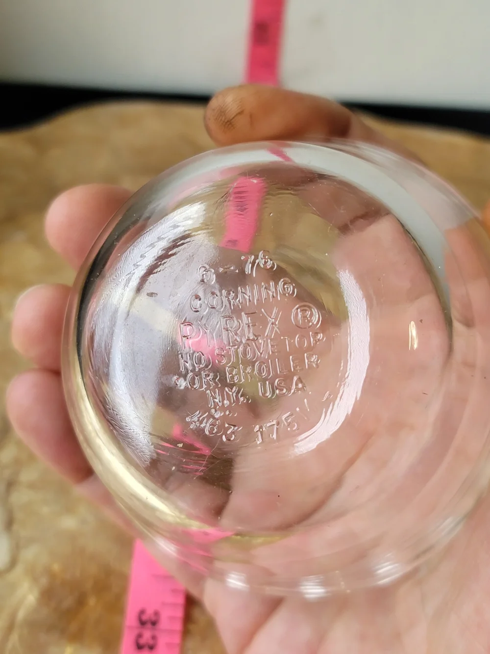 Pyrex Clear Glass Bowl - Transparent